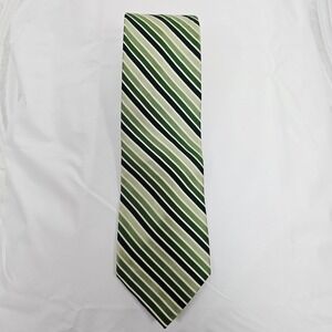 City of London Green Striped Necktie‎ Men's Business Casual Formal